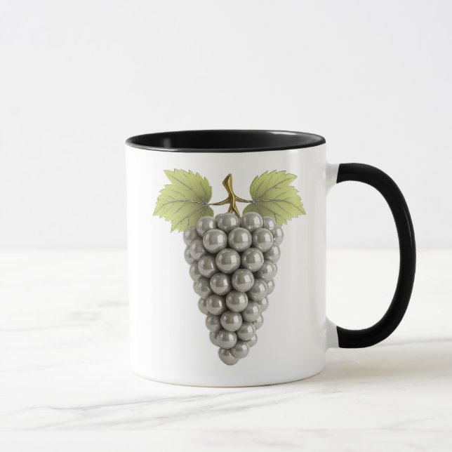 Stylized grape cluster mug (Right)