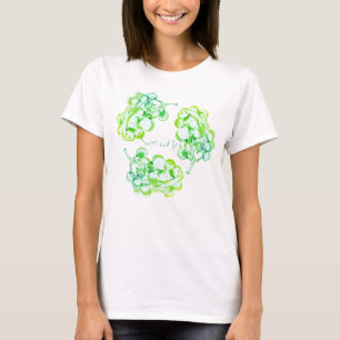 Stylized Grape Vine Fruit Sweet Fresh T-Shirt Top