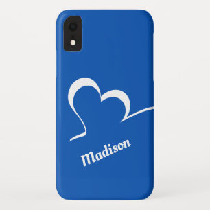 Stylized Heart custom name & colour phone cases