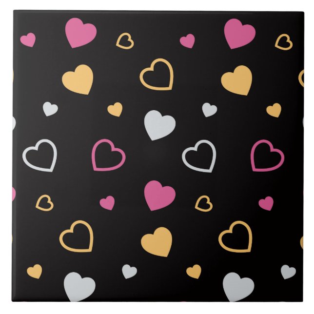 Stylized hearts pattern 3 tile (Front)