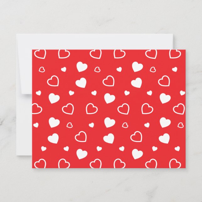 Stylized hearts pattern 4 card (Front)