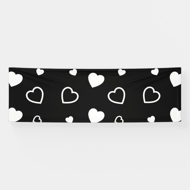 Stylized hearts pattern 5 banner (Horizontal)