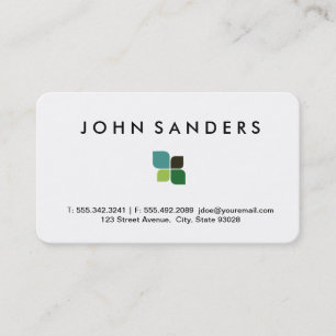 Stylized Icon Business Card