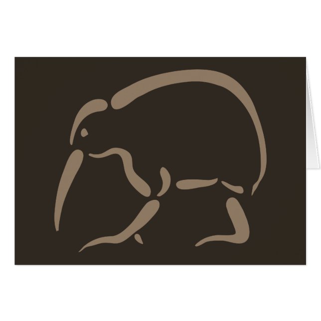 Stylized Kiwi (Front Horizontal)