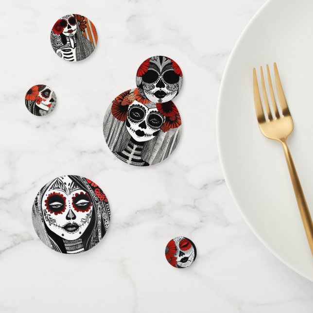Stylized La Catrina Confetti (Group)