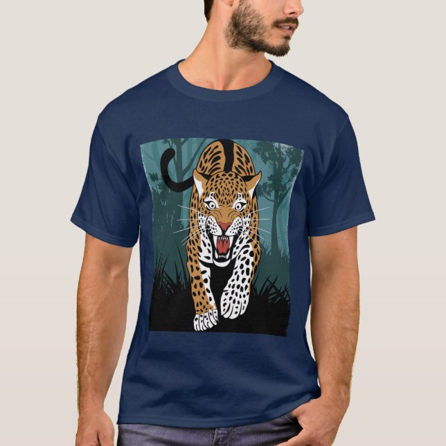 Stylized leapard  T-Shirt (Front)