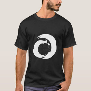 Stylized Letter "A" Monogram Modern Art T-Shirt