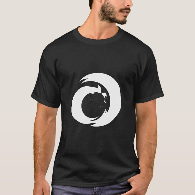 Stylized Letter "A" Monogram Modern Art  T-Shirt (Front)
