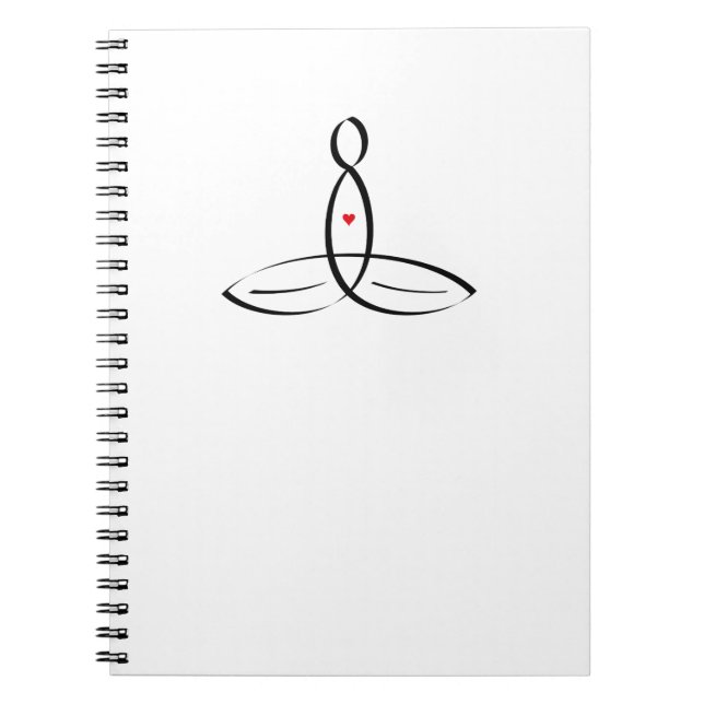 Stylized meditator notebook (Front)