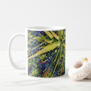 Stylized Mosaic Aloe Coffee / Tea Mug