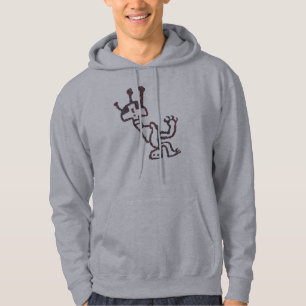 Stylized Mythical Figure Hoodie