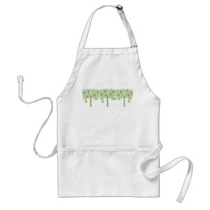 Stylized Orange Tree Standard Apron