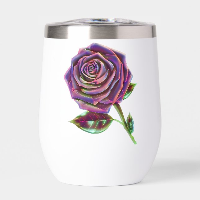 Stylized Oversized Rose - Holiday (Front)