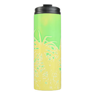 Stylized Palm Trees Abstract Art Pastel Tropical Thermal Tumbler