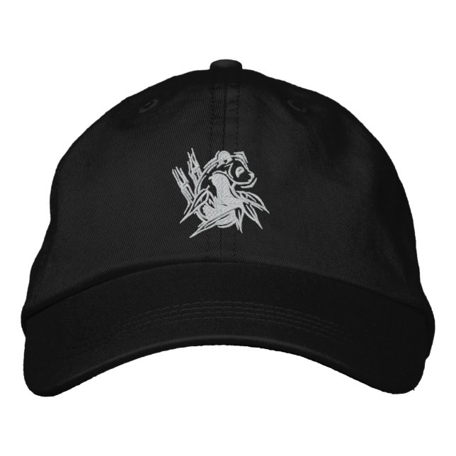 Stylized Panda Embroidered Cap (Front)