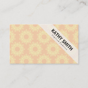 Stylized Pattern   Chic Business Card