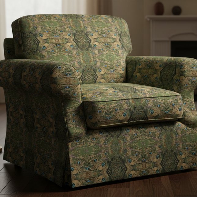 Stylized Peacock Feathers Fabric (Creator Uploaded)