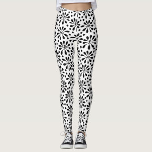 Stylized Plant Pattern 020818 Leggings