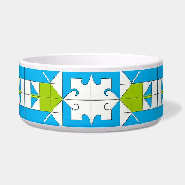Stylized Puzzle Piece Pattern (Front)