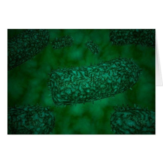 Stylized Rabies Virus Particles 1 (Front Horizontal)