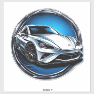 Stylized Racing Sports Car
