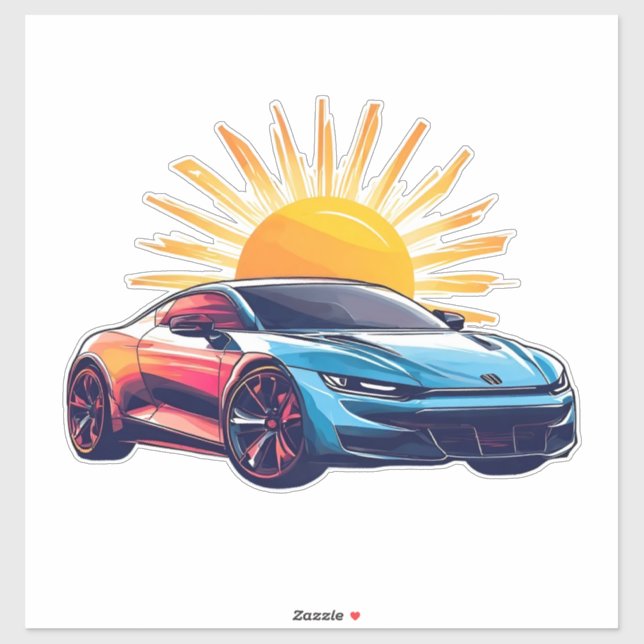 Stylized Racing Sports Car (Sheet)