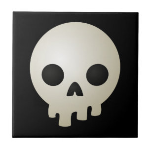 Stylized Skulls Tile