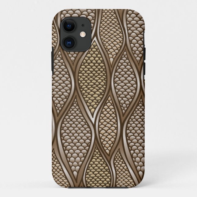 Stylized snake skin Case-Mate iPhone case (Back)