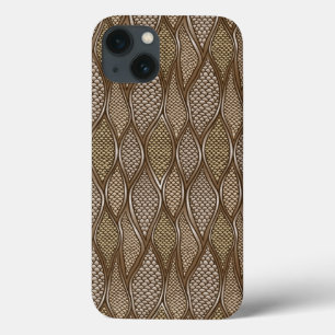 Stylized snake skin iPhone 13 case