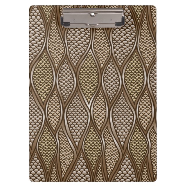 Stylized snake skin clipboard (Front)