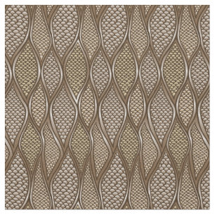Stylized snake skin fabric