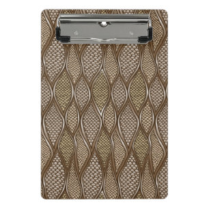 Stylized snake skin mini clipboard