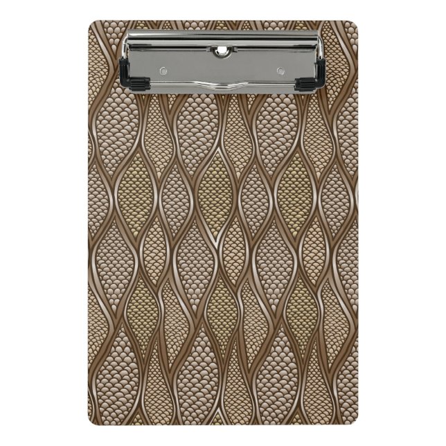 Stylized snake skin mini clipboard (Front)