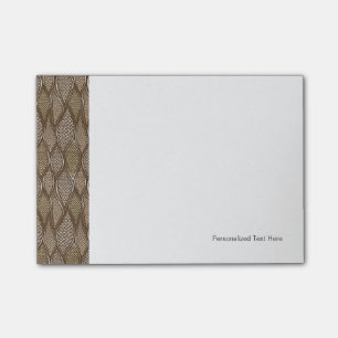 Stylized snake skin post-it notes