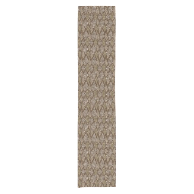 Stylized snake skin short table runner (Front)
