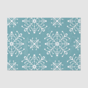 Stylized Snowflakes Tissue Paper