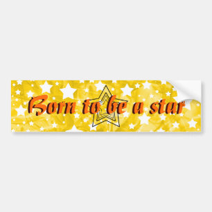 Stylized Star Bumper Sticker