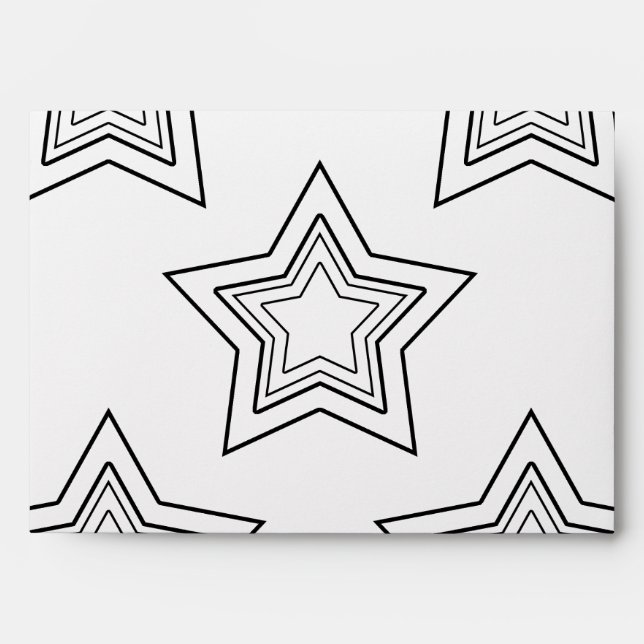 Stylized Star Envelopes (Front)