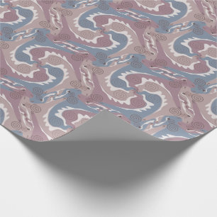 Stylized Swirling Hares Tesselation 1 Wrapping P Paper