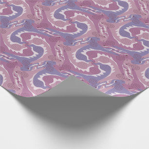 Stylized Swirling Hares Tesselation 5 Wrapping P Paper