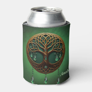 Stylized tree of life can cooler