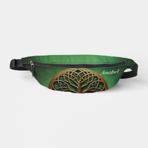 Stylized tree of life  fanny pack