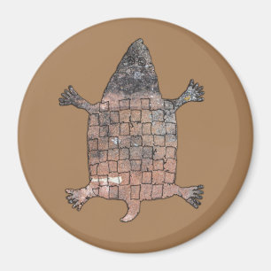 Stylized Turtle - Mimbres Pottery Design Magnet
