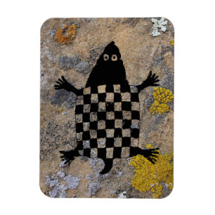 Stylized Turtle - Mimbres Pottery Design Magnet