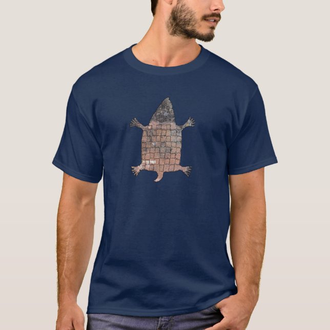 Stylized Turtle - Mimbres Pottery Design T-Shirt (Front)