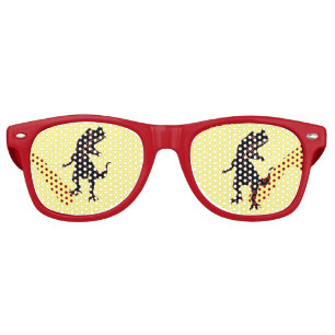 Stylized Tyrannosaurus Retro Sunglasses