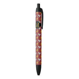 Stylo 2018 de monogramme d'anniversaire de