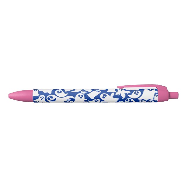 Stylo à bille rose Fantôme éffrayant (Haut)