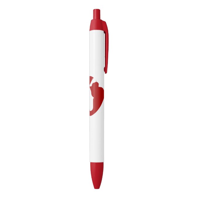 Stylo à chat rouge (Bas (Vertical))