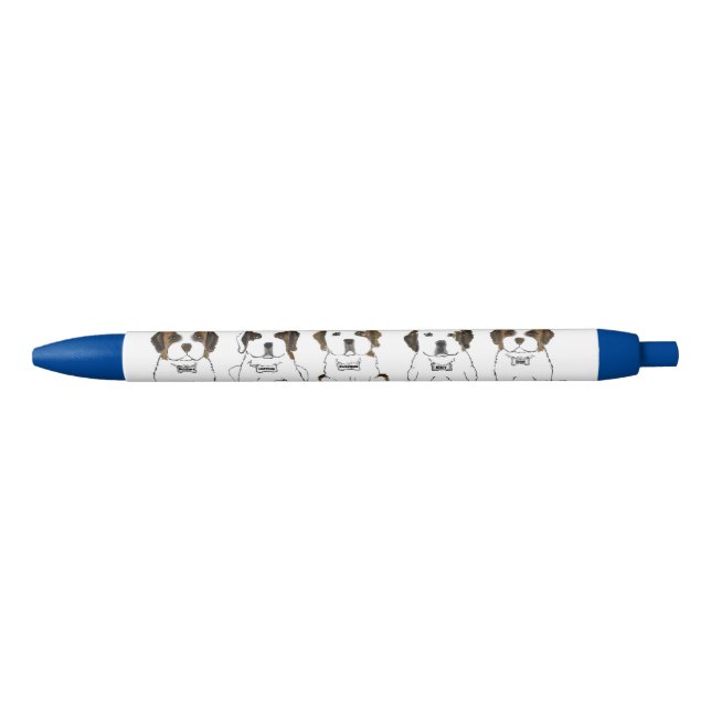 Stylo à marionnettes St. Bernard pour enfants d'éc (Devant)